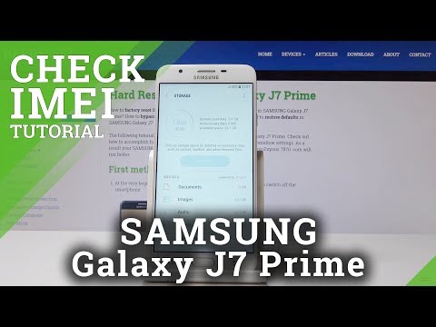 How to Read IMEI in SAMSUNG Galaxy J7 Prime Check Serial Number