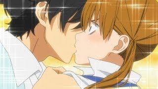 cutest anime kiss ever Haru x Shizuku Tonari no Kaibutsu kun