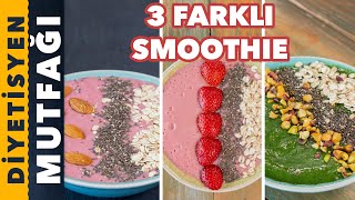 3 FARKLI SMOOTHIE BOWL TARİFİ | Diyetisyen Mutfağı
