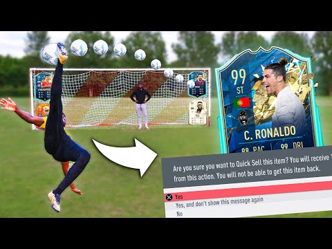 99 CRISTIANO RONALDO Gets DELETED.. If I Lose Soccer Match 😭💔