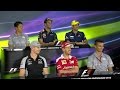 The Drivers Face The Press | German Grand Prix 2016 The Drivers Face The Press | German Grand Prix 2016