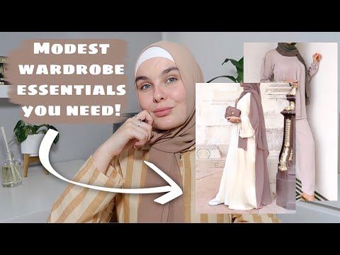 MODEST WARDROBE ESSENTIALS EVERYONE NEEDS! - YouTube