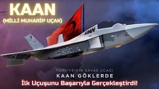 Yeni̇ Nesi̇l Savaş Uçağimiz Kaan, Göklerde İlk Uçuşunu Başariyla Gerçekleşti̇rdi̇ Mi̇lli̇ Muhari̇p Uçak