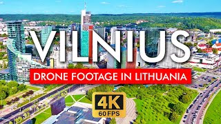 Vilnius Drone Footage Lithuania In 4K Video. Explore The Senamiestis And Gedimino Pilies Bokštas
