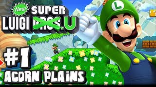 New Super Luigi U (2048p) - Part 1 - Acorn Plains