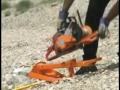 The Lewis Winch, a portable winch, uses the Ground Anchor to pull a large rock The Lewis Winch, a portable winch, uses the Ground Anchor to pull a large rock