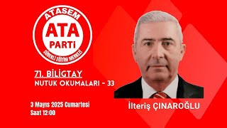 Nutuk Okumalari - 33 İlteri̇ş Çinaroğlu