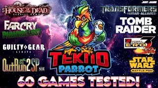 Teknoparrot - 60 Games That Work Great Time Stamps