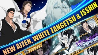 NEW BUTTERFLY AIZEN, WHITE ZANGETSU & ISSHIN COMING!! | Bleach Brave Souls