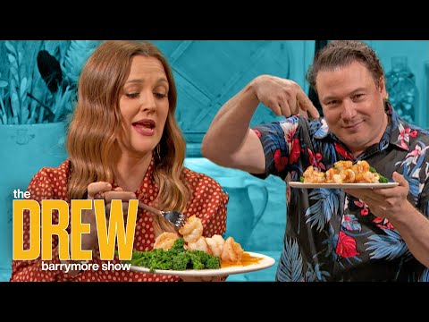 Drew Learns Chef Rocco Dispirito's 5-Minute Shrimp Dish