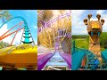 Every Roller Coaster at Busch Gardens Tampa!  4K Onride POV