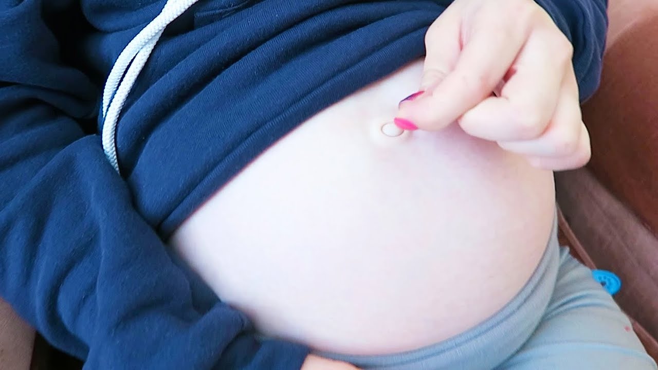Swollen pregnant belly