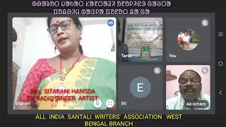 WEBINAR ON  KATHABADOHI RUPCHAND HEMBRAM Org. by -AISWA WEST BENGAL BRANCH 6TH S