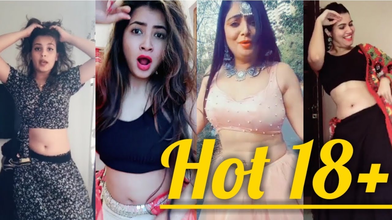 Very indian girl dancing navel fan compilations