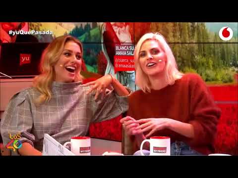 Entrevista a Blanca Suarez y a Amaia Salamanca en el Vodafoneyu 25/04/2019