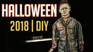 Making Michael Meyers into a Paper Puppet (New Halloween Movie 2018) DIY