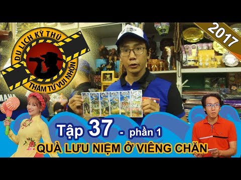 Thử thách mua quà lưu niệm chỉ với 100 nghìn tại Lào | NTTVN #37 | Phần 1 | 140917 💰