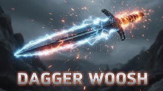 Dagger Woosh Sound Effect No Copyright Sharp Blade Swing & Cinematic Transition Vibedrops