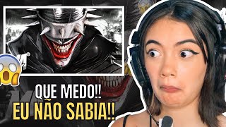 React Ao Batman Que Ri Dc Comics - Piada Mortal M4Rkim Cami React