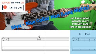 Styx - Blue Collar Man (Long Nights) (Bass Cover With Tabs)