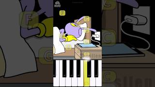 The Best Alarm Clock Ever - TADC Pomni & Jax version meme @pinkorojapan |  piano