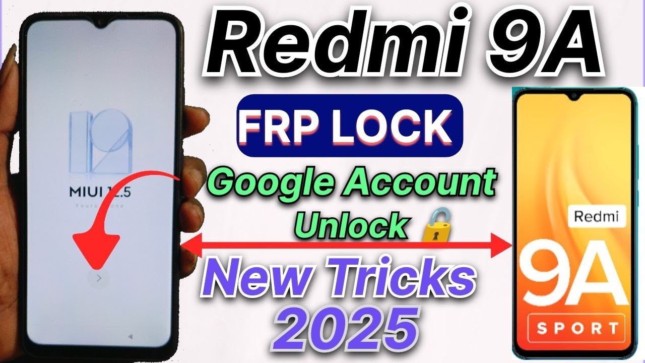 Redmi 9A Frp Bypass/ Google account lock remove New Redmi 9A Frp Bypass/ Google account lock remove New