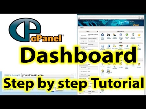 Gambar web hosting control panel tutorial