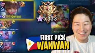 Finally!! Playing Wanwan in Philippine server | Mobile Legends