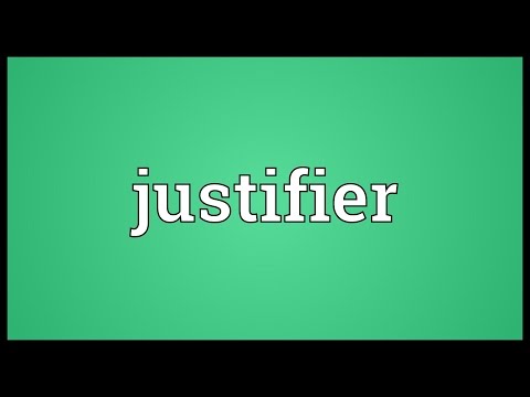 Header of justifier