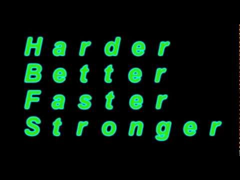 Daft Punk  Harder Better Faster Stronger Lyrics  YouTube