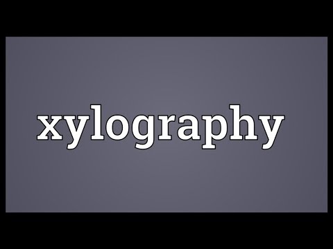 Header of xylography