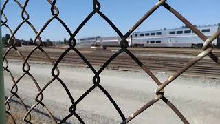Amtraks Empire Builder Balmer Yard In Seattle, Washington On July 10Th, 2021.