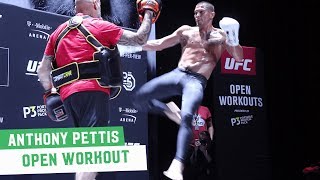 Mcgregor Vs. Khabib Anthony Pettis Open Workout Highlights