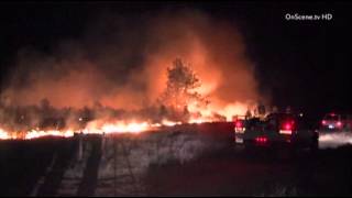 Raw: Fire North of L.A. Burns 35 Sq. Miles