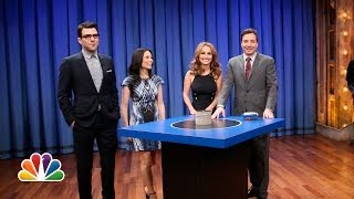 Catchphrase with Lucy Liu, Zachary Quinto and Giada De Laurentiis (Late Night with Jimmy Fallon) Catchphrase with Lucy Liu, Zachary Quinto and Giada De Laurentiis (Late Night with Jimmy Fallon)
