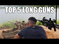 Clint's Top 5 Long Guns w/ Live Fire