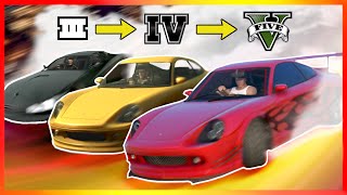 Evolution Of Drifts Logic In Gta Games Gta 3 Gta 5