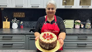 Çi̇yələkli̇ Tort Торт С Клубникой Resept