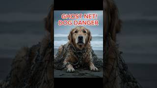 Strangled By Ghost Net Desperate Dog Cries For Help On Isolated Beach Ocean Rescue
