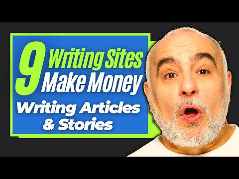 How to Make Money Writing Articles &amp; Stories: 9 Writing Sites That Pay