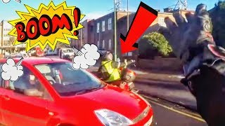 STUPID, CRAZY & ANGRY PEOPLE VS BIKERS - ROAD RAGE!