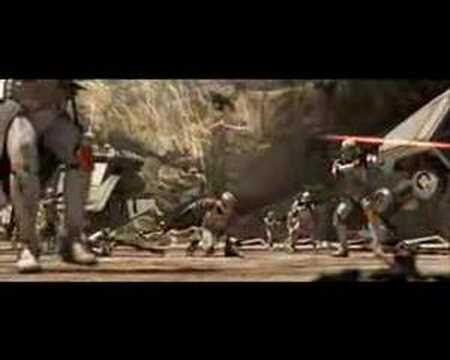 Star Wars Episode 3 Revenge of the Sith Obi Wan vs General Grievous german 