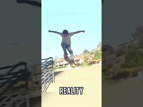 Expectation vs Reality - normal skater at a Pro spot