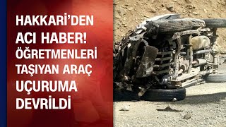 Öğretmenleri Taşıyan Araç Uçuruma Devrildi 6 Ölü