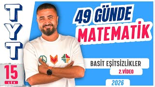 49 Günde Tyt Matematik Kampı 15.Gün 2.Video Basit Eşitsizlikler Rehber Matematik