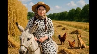 Village Life In Iran Amazing Cooking And Donkey Riding In Nature