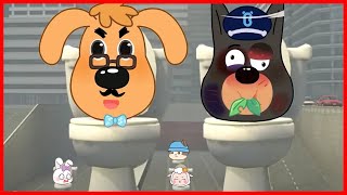 Sheriff Labrador - Skibidi Toilet Meme Song ( Part 38 )