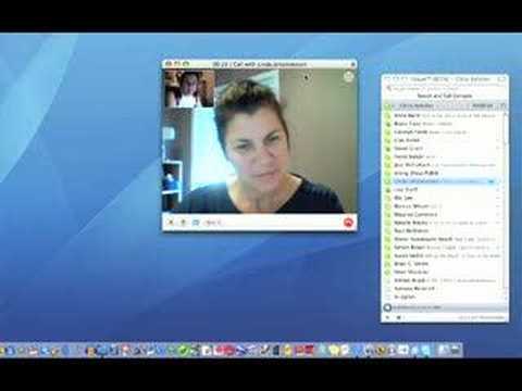Making a video call with Skype