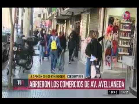 Canal 9 - Av. Avellaneda reabrió sus negocios - Mención a FECOBA Canal 9 - Av. Avellaneda reabrió sus negocios - Mención a FECOBA