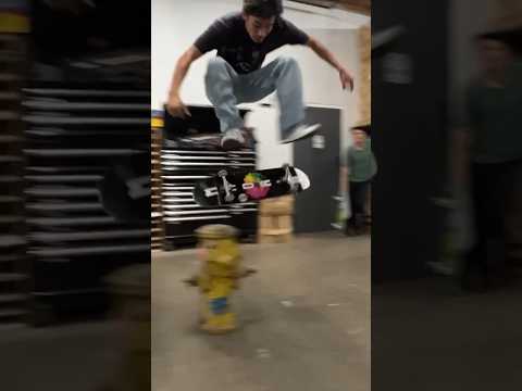 Skating over a fire hydrant‼️ #skateclipsdaily #skateboarding #miniramp #skatetricks #skatecrunch